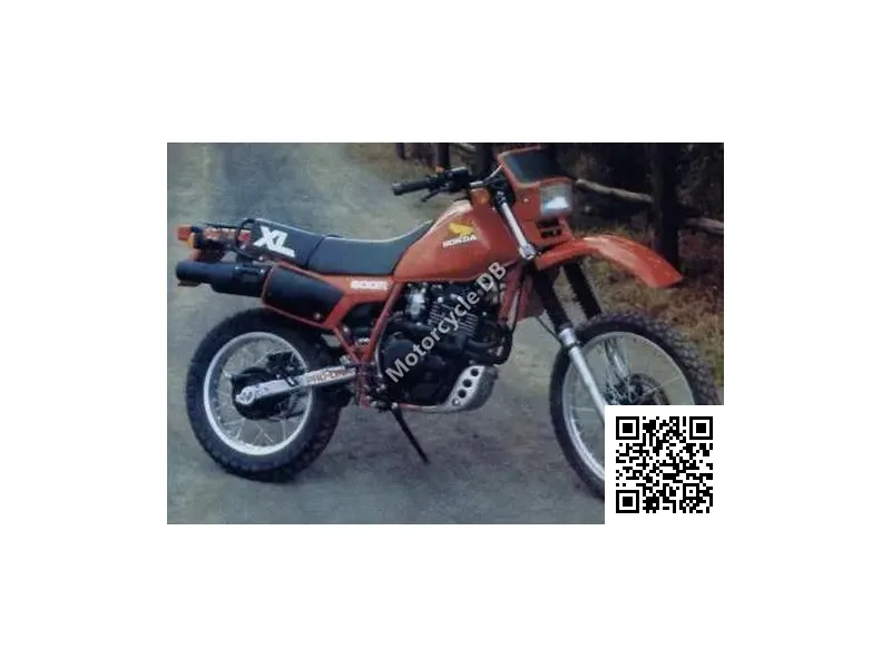 1986 Honda XL 600 R (reduced Effect)