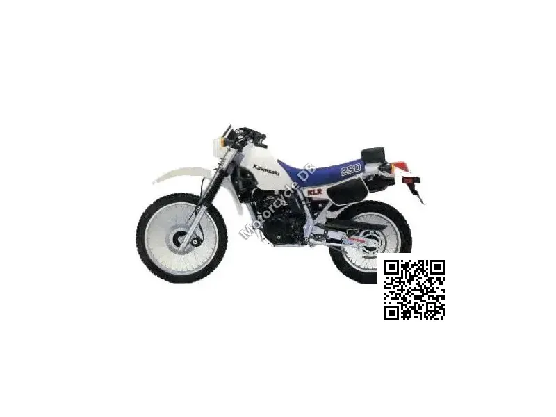 Kawasaki KLR 250 (reduced Effect) 1989 Image: 1 Kawasaki KLR 250 (reduced Effect) 1989 13028