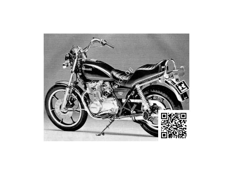 1988 Kawasaki Z 450 LTD (reduced Effect)