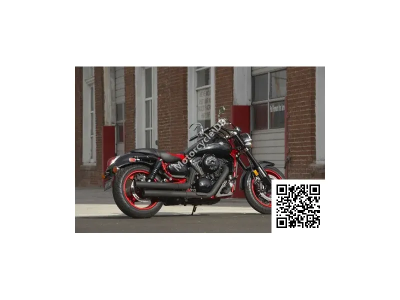 Kawasaki Vulcan 1600 Mean Streak 2008 Image: 3 Kawasaki Vulcan 1600 Mean Streak 2008 2616