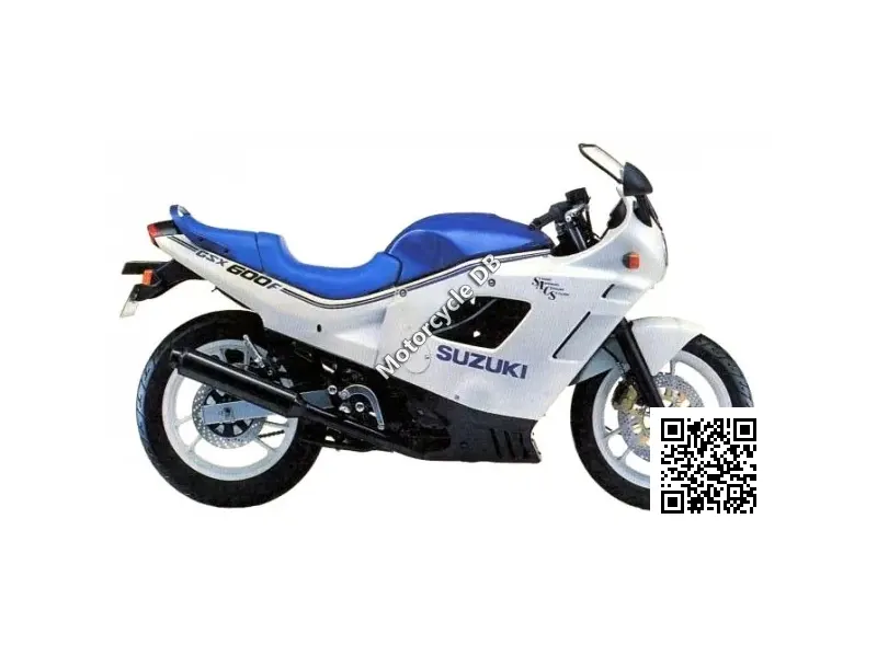 1992 Suzuki GSX 600 F (reduced Effect)