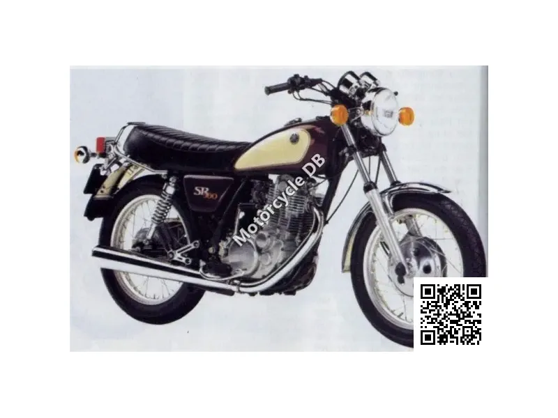 Yamaha SR 500 (reduced Effect) 1985 Image: 1 Yamaha SR 500 (reduced Effect) 1985 13753