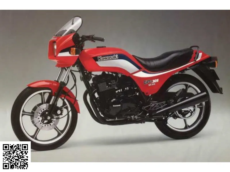 Kawasaki GPZ 305 Belt Drive (reduced Effect) 1985 Image: 1 Kawasaki GPZ 305 Belt Drive (reduced Effect) 1985 54416