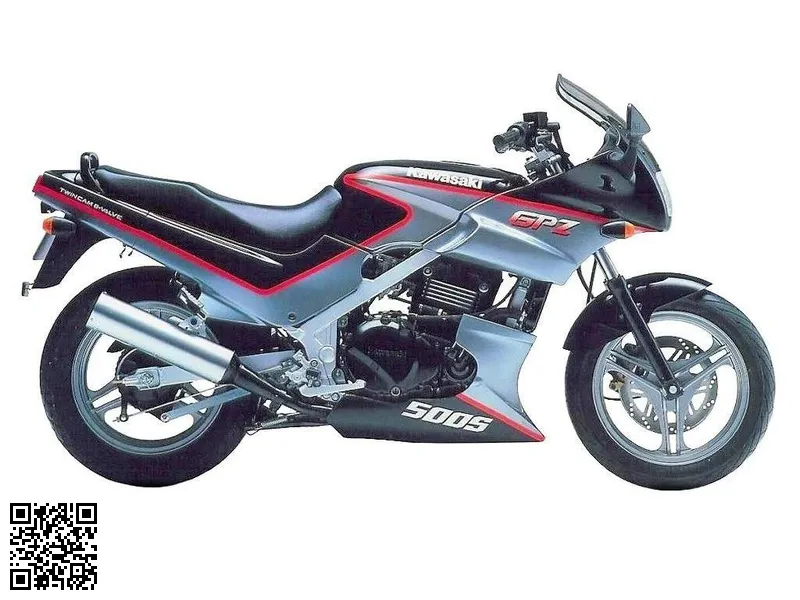 Kawasaki GPZ 500 S (reduced Effect) 1992 Image: 1 Kawasaki GPZ 500 S (reduced Effect) 1992 54377